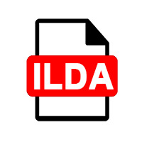 ILDA import export file format icon